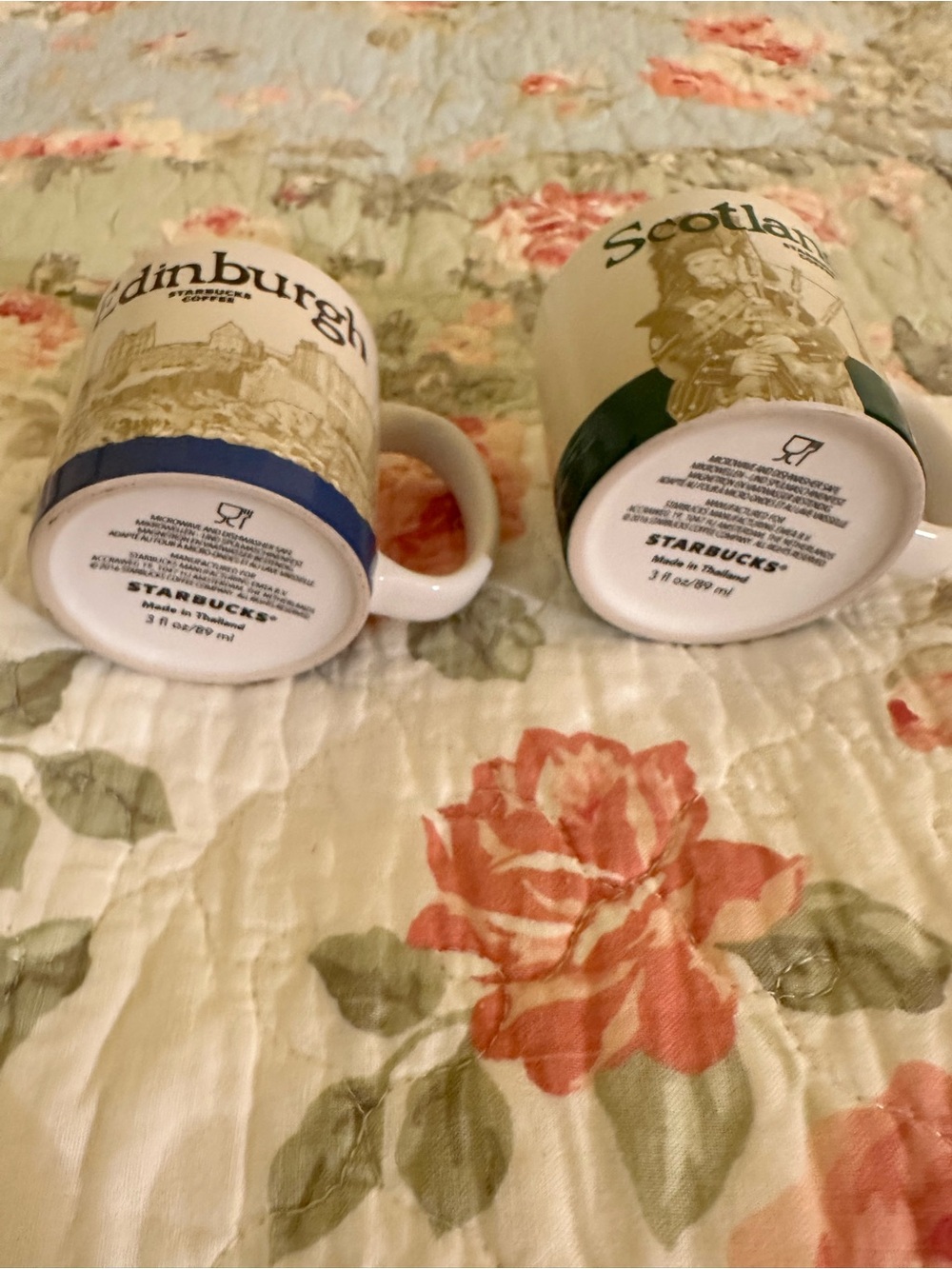 Duo of espresso mugs from Scotland - Picture 2 of 4